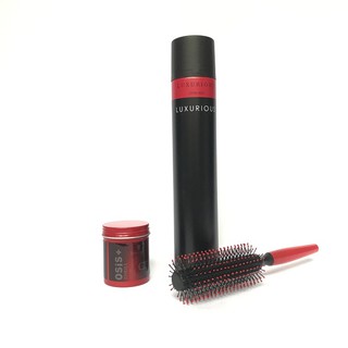 Combo sáp vuốt tóc osis + gôm luxurious + tặng lược