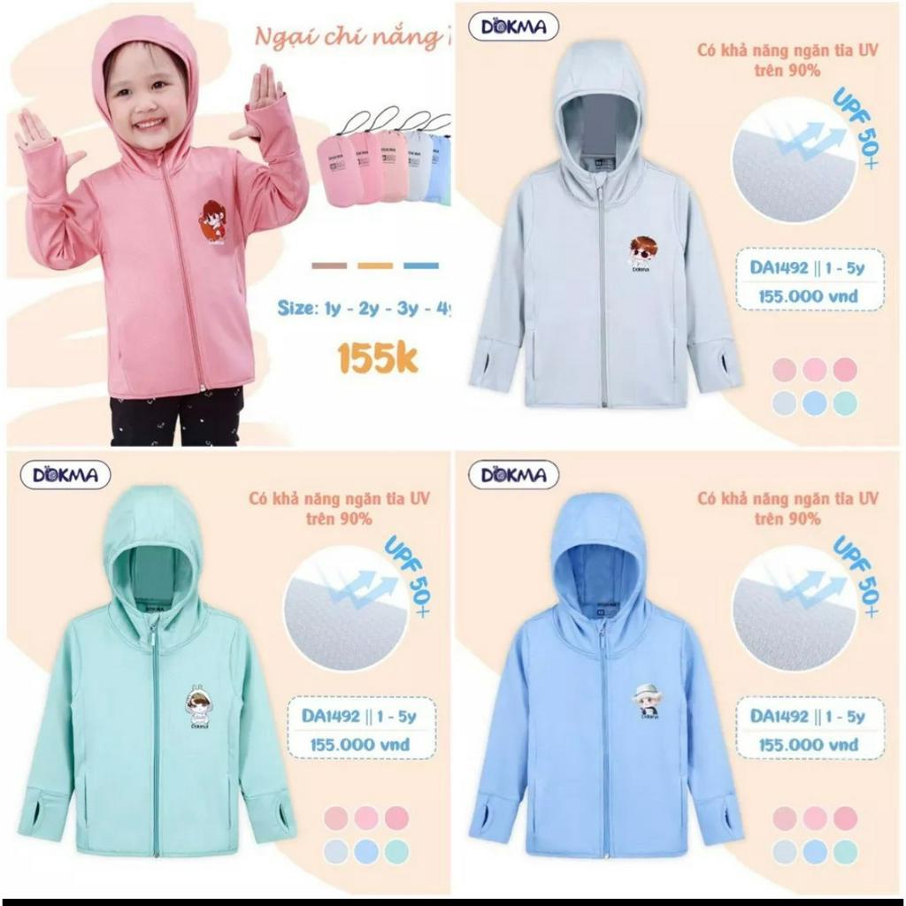 Áo chống nắng cho bé chống tia UV DA1492 Dokma