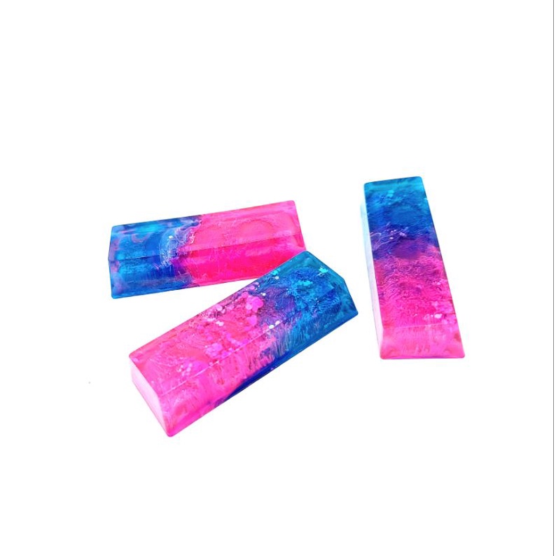 Keycap resin shift dài 2.75U tone dương hồng trang trí bàn phím cơ gaming