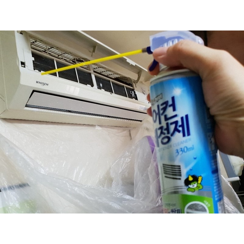 Chai xịt vệ sinh máy lạnh điều hòa Sandokkaebi 330ml - Hàn Quốc (Bình xịt vệ sinh máy lạnh điều hòa)
