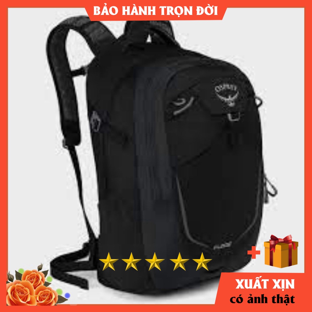 Balo laptop XỊN Balo Osprey Flare cao cấp ⚡️ [ HÀNG XUẤT DƯ ]  Màu đen duy nhất