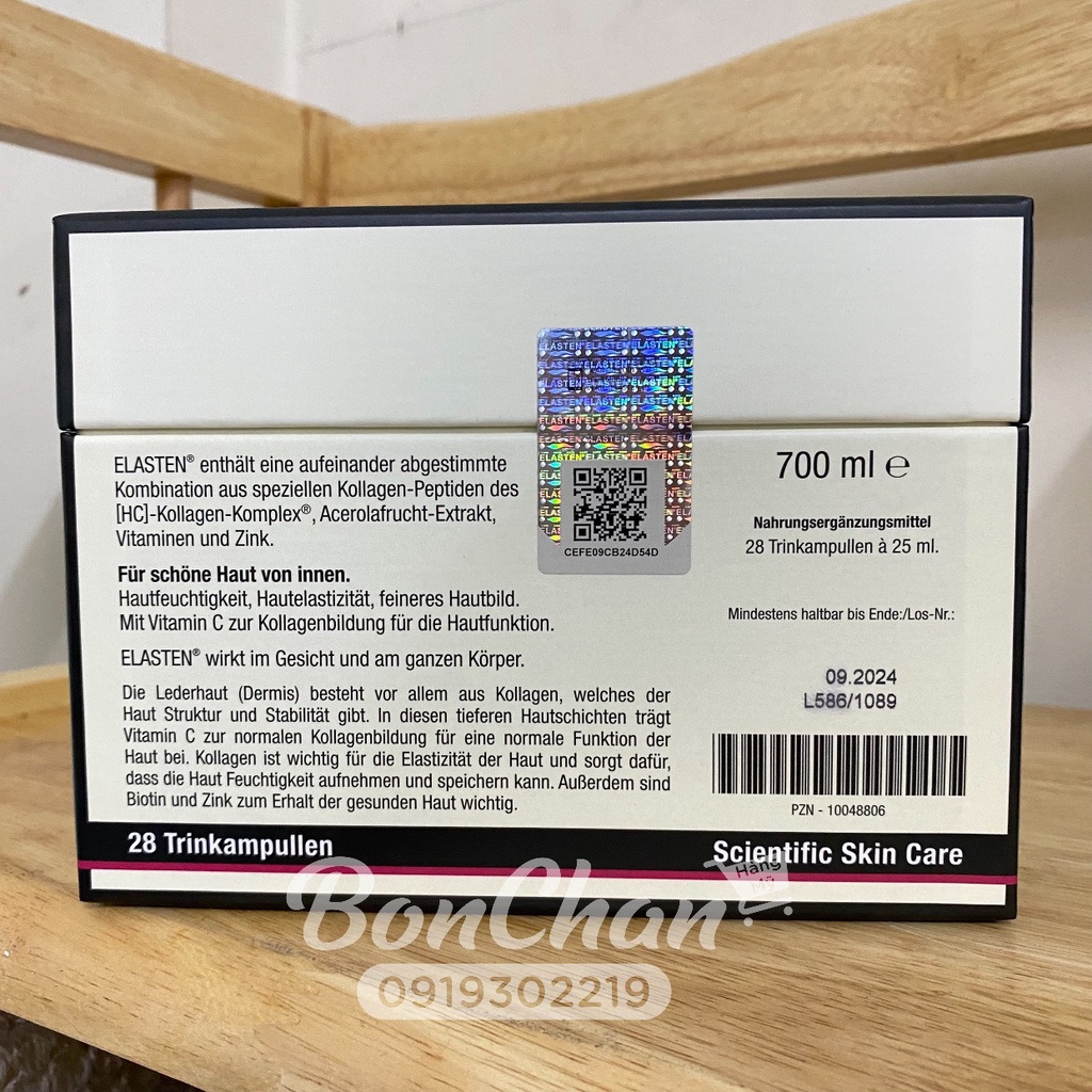 [HÀNG CTY] Collagen Elasten Dưỡng Da Đức Giúp Da Căng Mịn, Chống Lão Hóa, Tóc Chắc Khỏe - Collagen Dưỡng Da