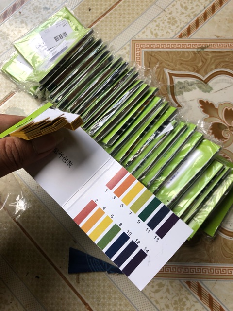 Dụng cụ test PH của nước thủ công 80 miếng