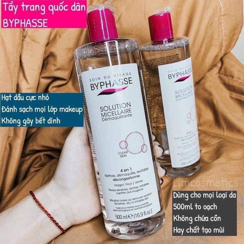 👉NƯỚC TẨY TRANG Byphasse 500ml👈(hàng chính hãng)