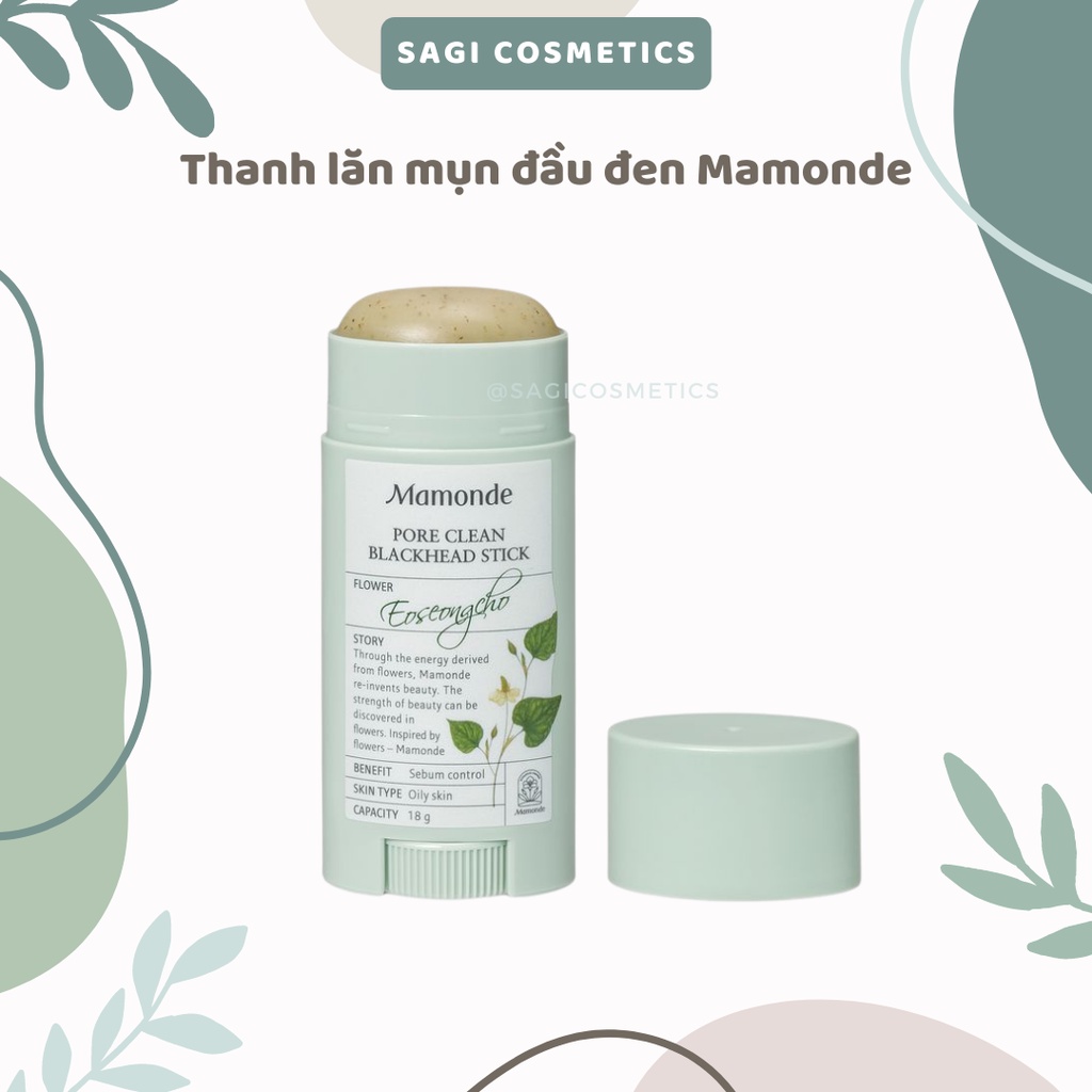 Thanh Lăn Mụn Đầu Đen Mamonde 18g