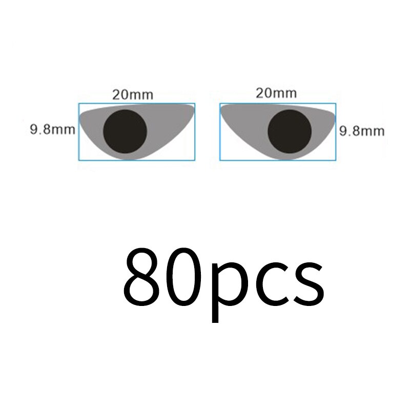 Mắt Xốp 2D Gắn Mồi Câu Cá Giả DIY