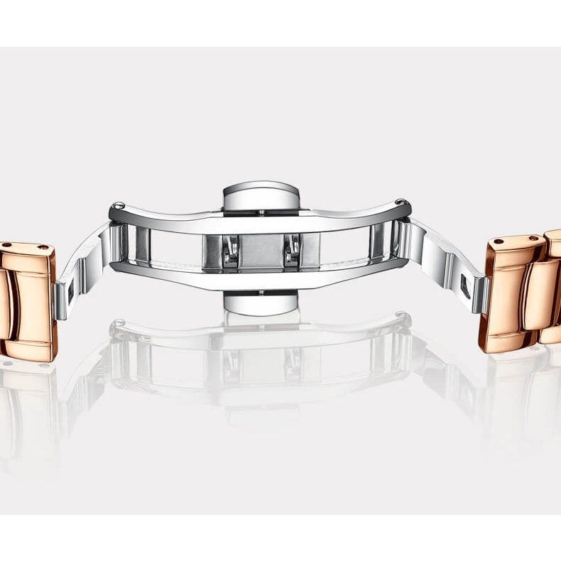 Đồng hồ nữ chính hãng KASSAW K981-2 Kính sapphire ,chống xước,Chống nước ,BH 24 tháng,Máy cơ (Automatic) ,dây kim loại