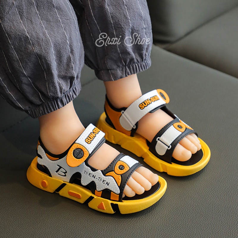 Xăng đan Đế Bằng Chống Thấm Nước Thời Trang Cho Bé Trai