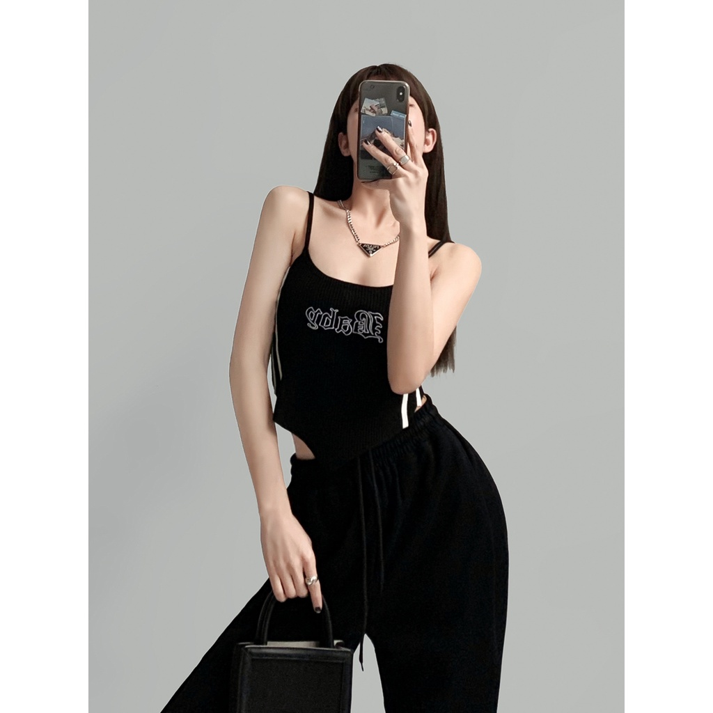 Cocory vn Thời Trang Áo Croptop Sát Nách Dáng Ôm Thiết Kế Quyến Rũ Dễ Phối Đồ Cho Nữ