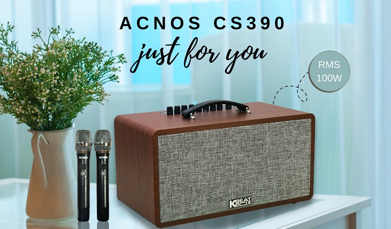 Dàn loa Karaoke di động Acnos CS390