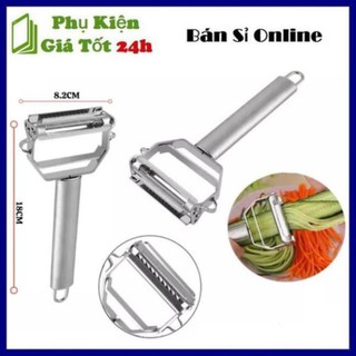 Dụng cụ gọt, bào sợi rau củ quả inox đa năng
