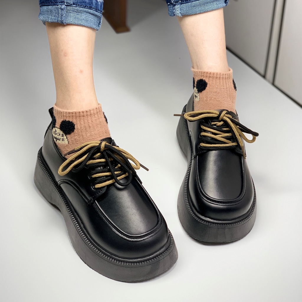 GIÀY OXFORD ULZZANG DA MỊN ĐẾ MỀM ĐỘC QUYỀN LOVESHOES MÃ 2202-3