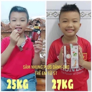 THẢO MỘC TĂNG CÂN SÂM NHUNG PLUS 100% CHÍNH HÃNG