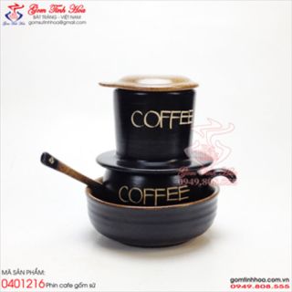 Phin cafe gốm sứ bát ủ giữ nóng cà phê