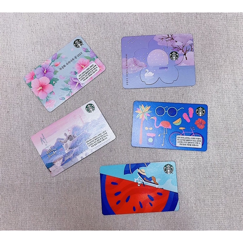 - TỔNG HỢP CÁC MẪU THẺ THÀNH VIÊN/ MEMBER CARD CỦA STARBUCKS HÀN QUỐC