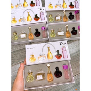Nước hoa mini dio set 5 chai siêu thơm có video ảnh thật