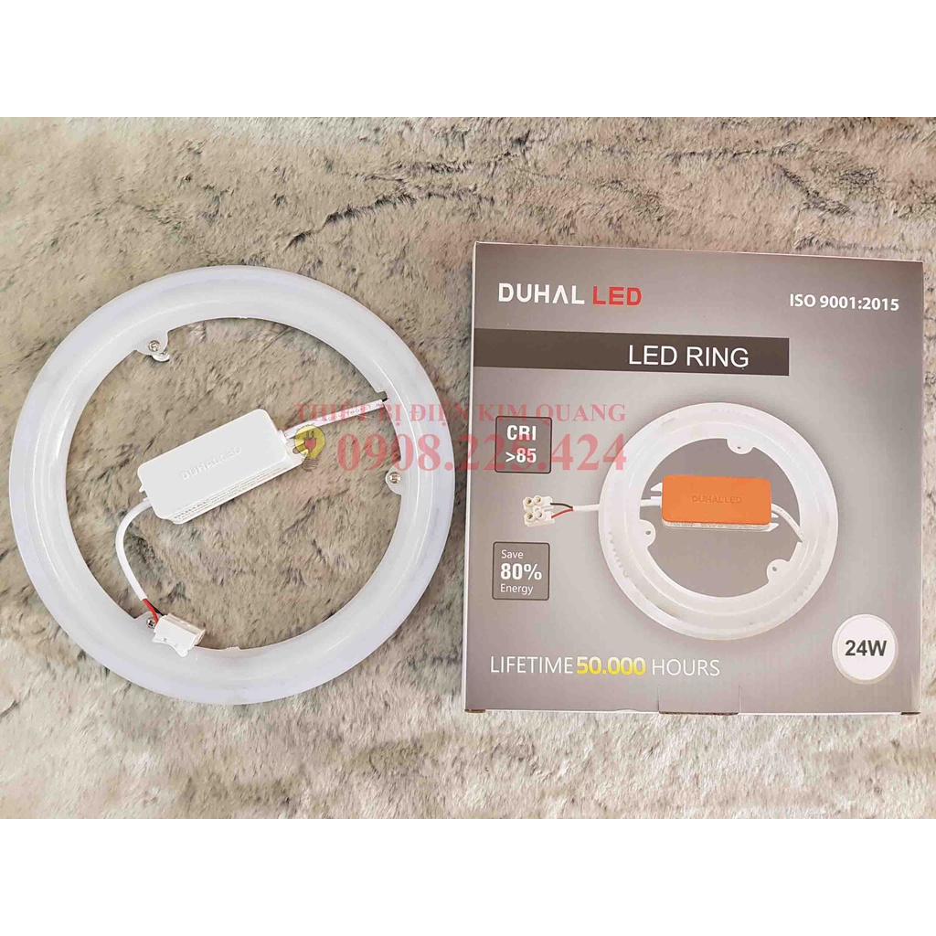 Bóng LED vòng Duhal/ Bóng LED Vỉ 15W/24W Ánh sáng TRẮNG-HÀNG CHÍNH HÃNG