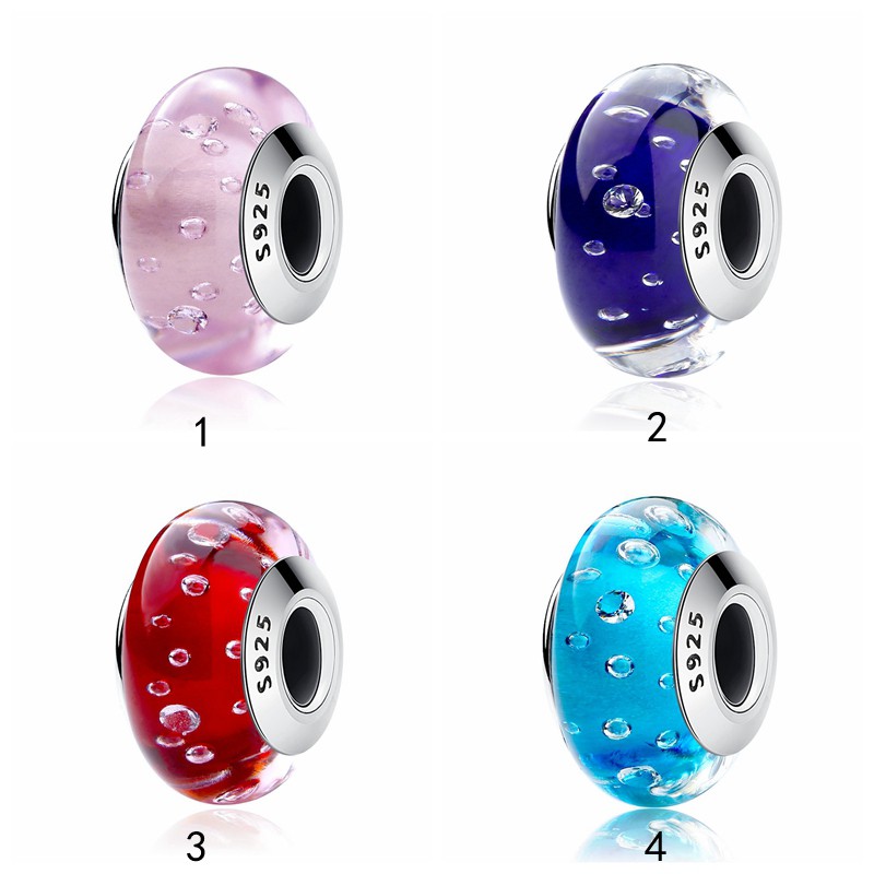 Hạt tròn Bamoer trang trí vòng đeo tay chất liệu mạ bạc 925 | BigBuy360 - bigbuy360.vn