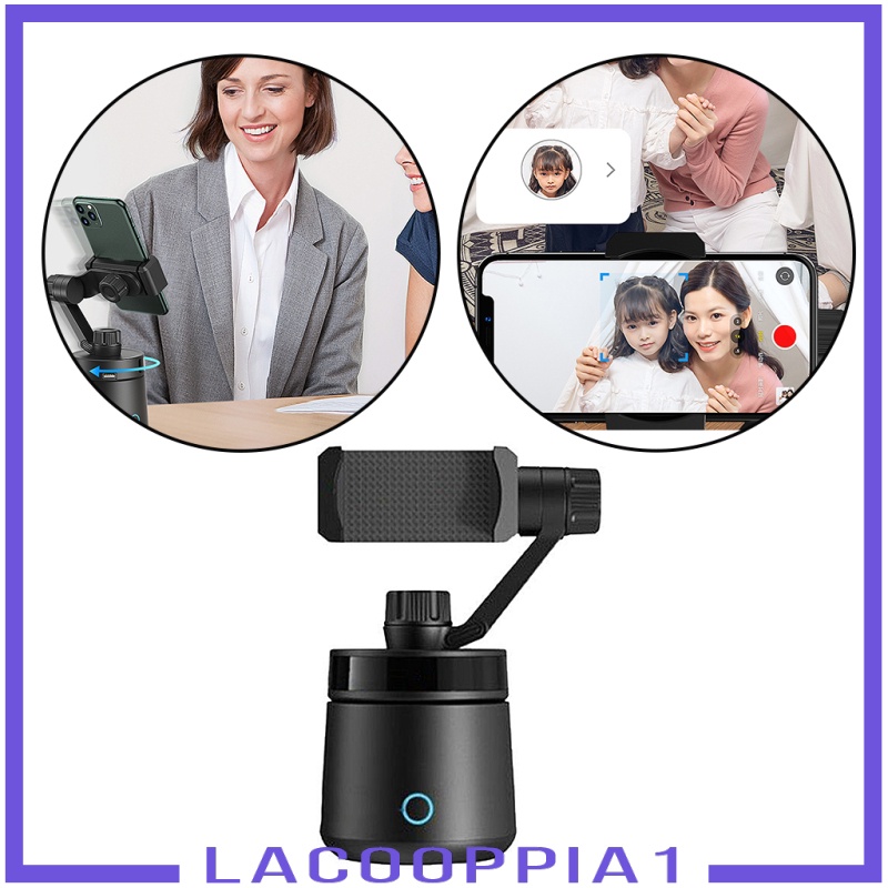 [LACOOPPIA1] Portable 360 Rotation Automatic Tracking Smart Gimbal Selfie Stick, Auto Face and Object Tracking