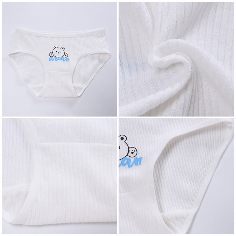 Bộ Đồ Lót Không Tay Thoáng Khí Dành Cho Bé Gái