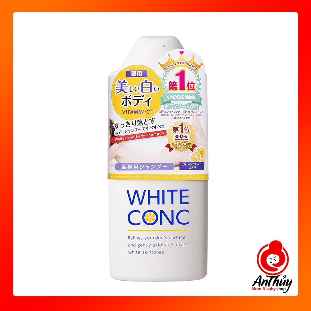 SỮA TẮM TRẮNG DA WHITE CONC BODY BITAMIN C 150ML - NHẬT BẢN