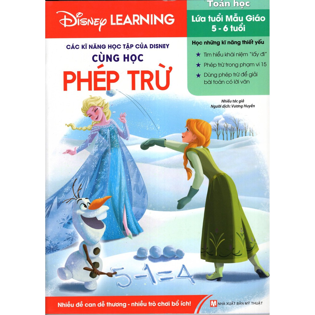 Sách - Disney Learning - Cùng Học Phép Trừ