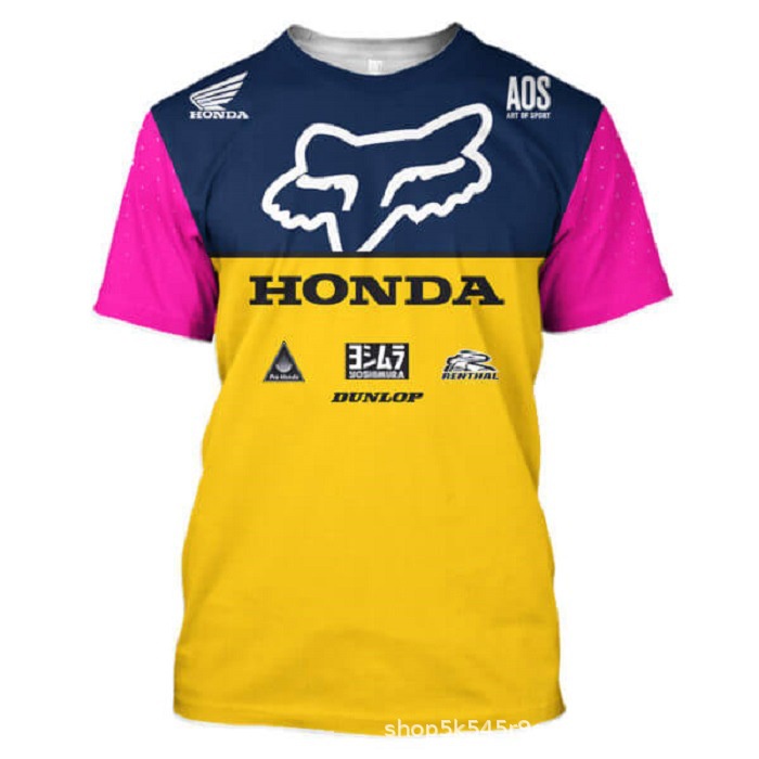 Áo Thun Đua Xe Đạp Leo Núi F1 Tay Ngắn Hình Cáo Cho Nam