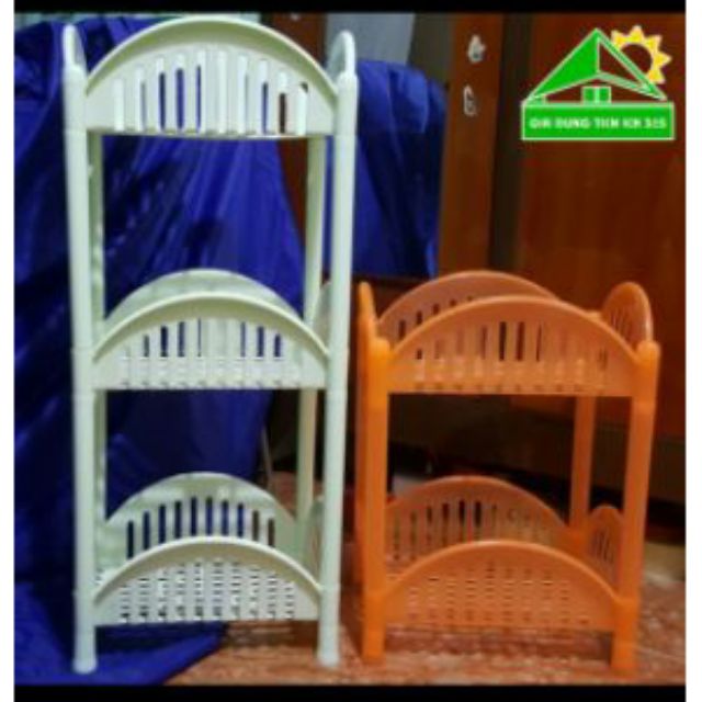 Kệ kiểu 2 tầng, 3 tầng nhựa Việt Nhật