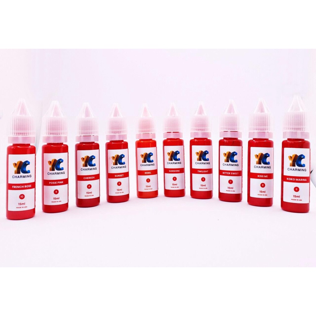 Mực YC PHIÊN BẢN MỚI XỊN HƠN . CHẤT MỰC NHANH BÁM ( Màu Môi )