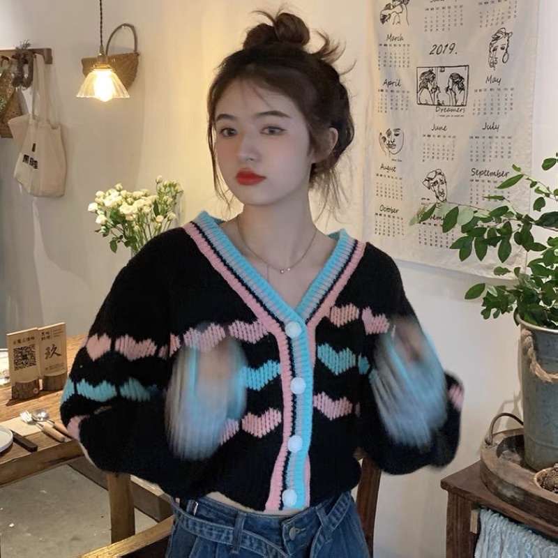 ÁO LEN CARDIGAN TRÁI TIM XINH | BigBuy360 - bigbuy360.vn