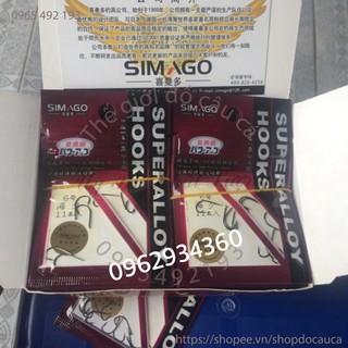 3 vi Lưỡi câu Simago ( rẻ vô địch )