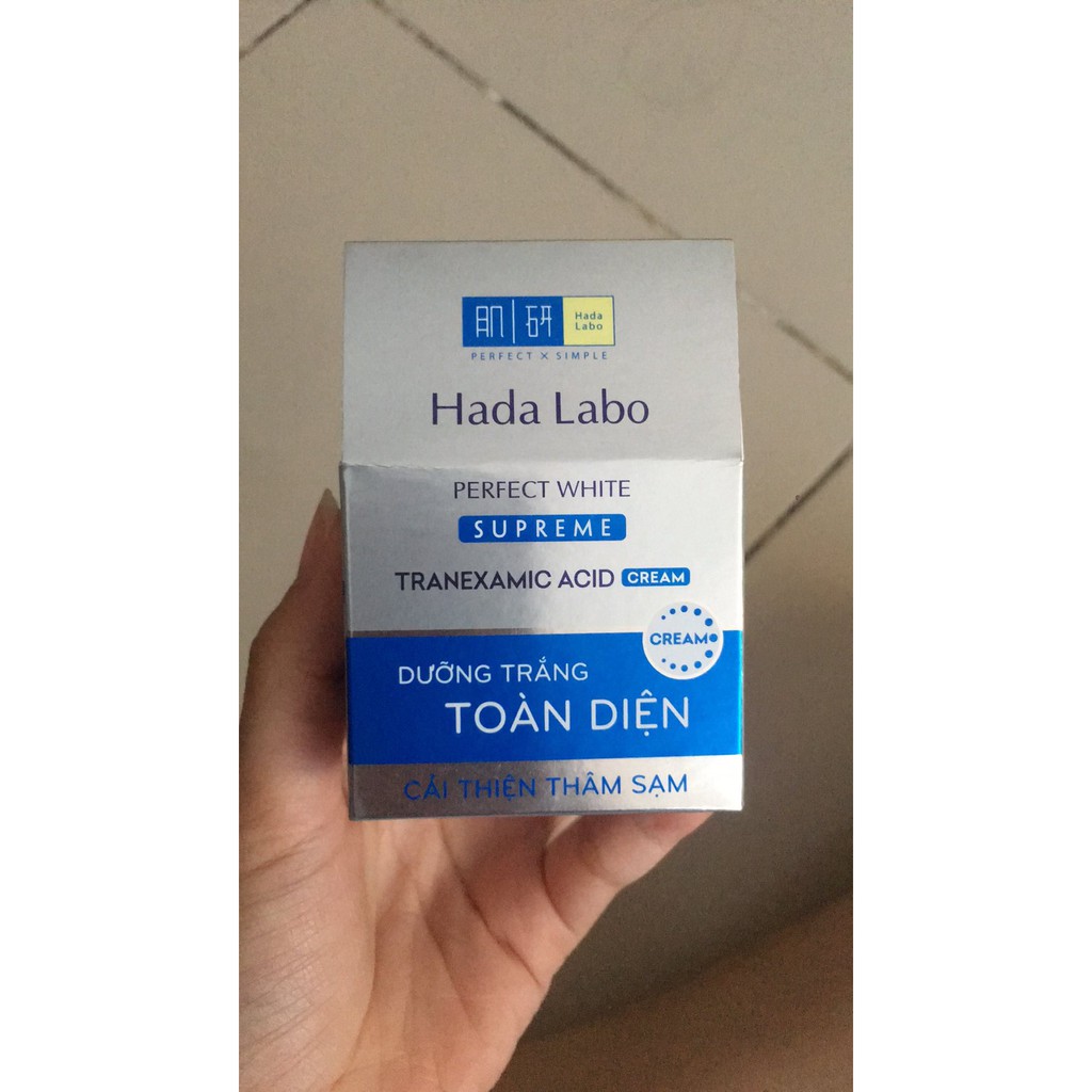 Kem dưỡng trắng toàn diện Hada Labo Perfect White Supreme Cream 50g