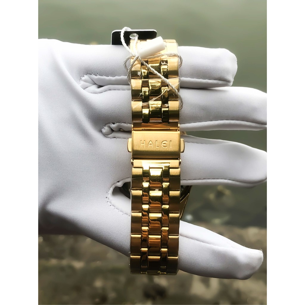 Đồng Hồ Nam HALEI GOLD DOANH NHÂN MSH00980 , Chống Nước 5ATM  Tặng 1 Nhẫn