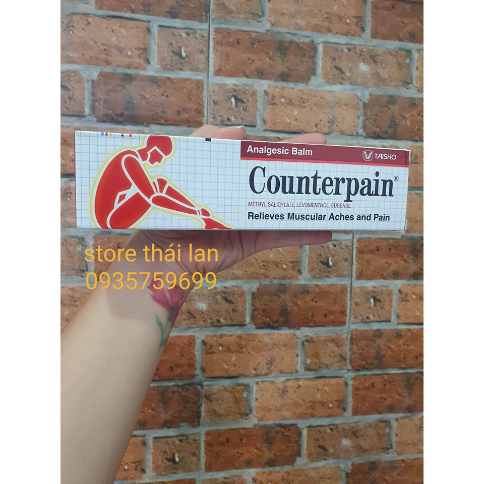 Dầu xoa bóp Counterpain đỏ nóng Thái Lan 120gr