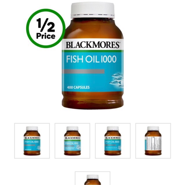 Dầu cá blackmore có mùi