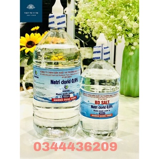 5 chai nước muối súc miệng biduphar 1000ml