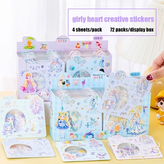 Sticker Dán Trang Trí Hình Khủng Long Hoạt Hình Dễ Thương