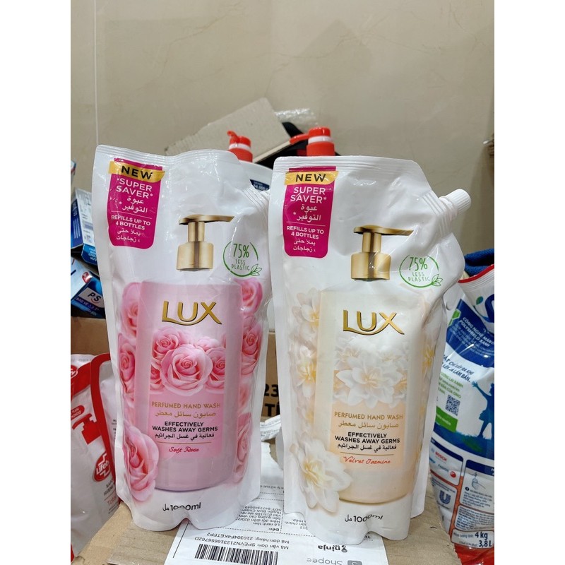 Nước rửa tay túi Lux 1000ml có vòi tiện dụng( hàng xịn xuất nước ngoài)