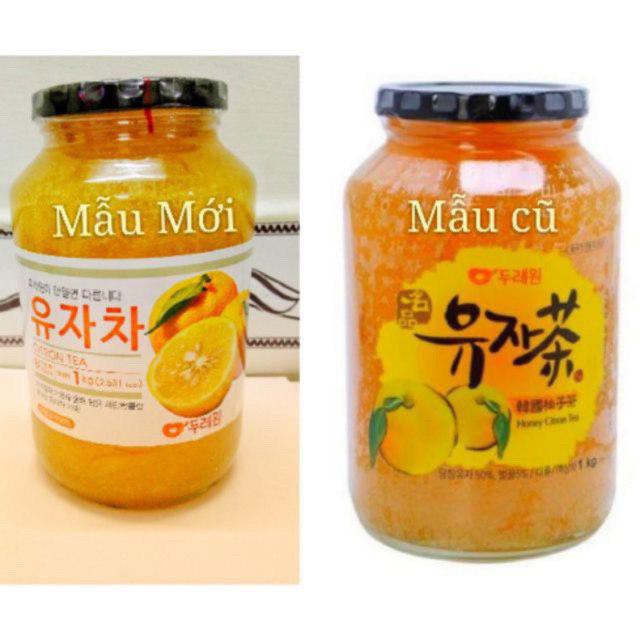 CHANH ĐÀO NGÂM MẬT ONG HÀN QUỐC (LỌ 1KG)
