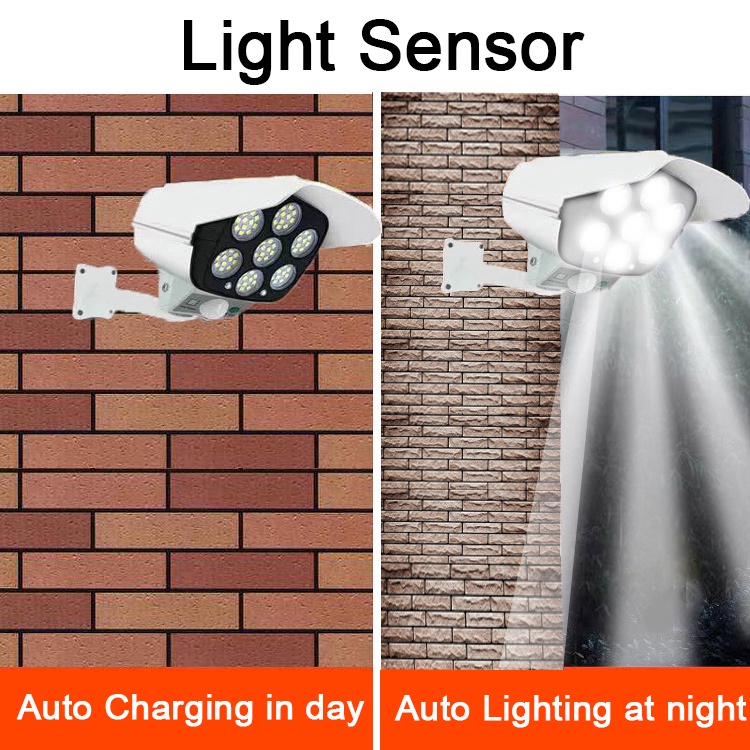 Đèn Led Năng Lượng Mặt Trời Chống Thấm Nước Cảm Biến Chuyển Động PIR Cho Gara Sân Vườn