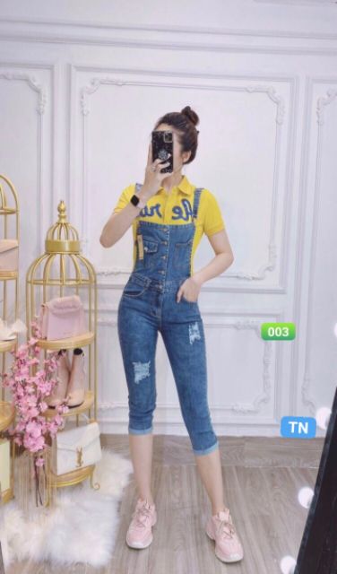Yếm jeans cotton | BigBuy360 - bigbuy360.vn