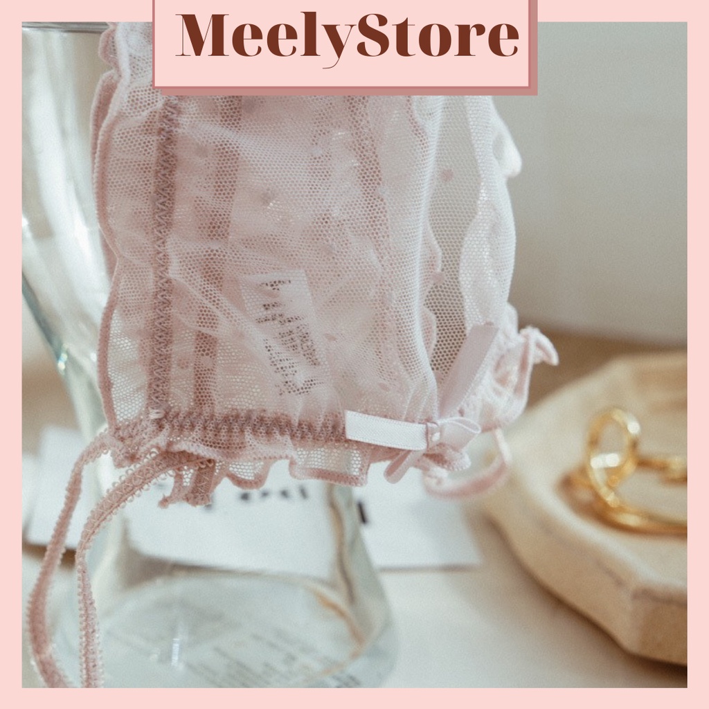 Quần Lót Lọt Khe Ren Xuyên Thấu Sexy  Nữ Cao Cấp Cạp Vừa Nâng Mông Chât Liệu Ren Co Giãn Siêu Đốt Mắt Gợi Cảm-055