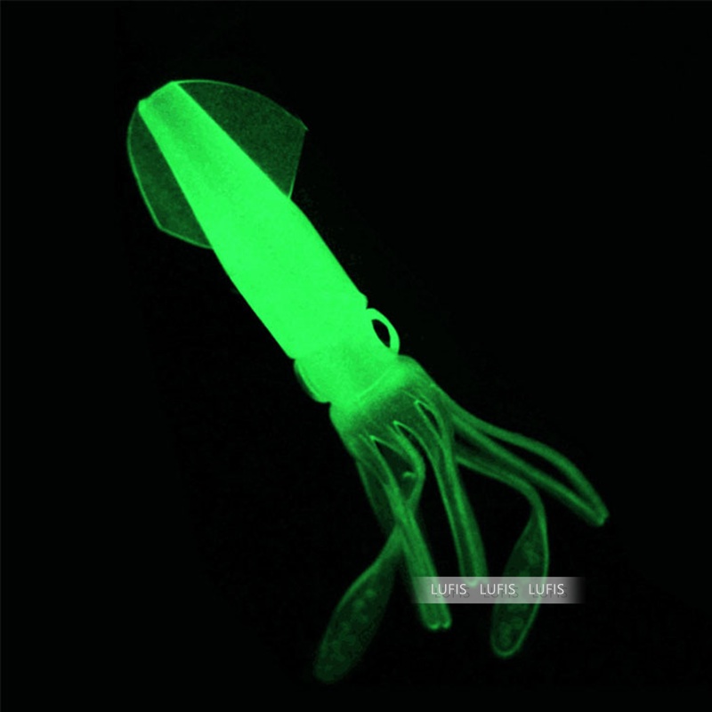 Bộ 5 Mồi Câu Cá Giả Hình Bạch Tuộc Dạ Quang