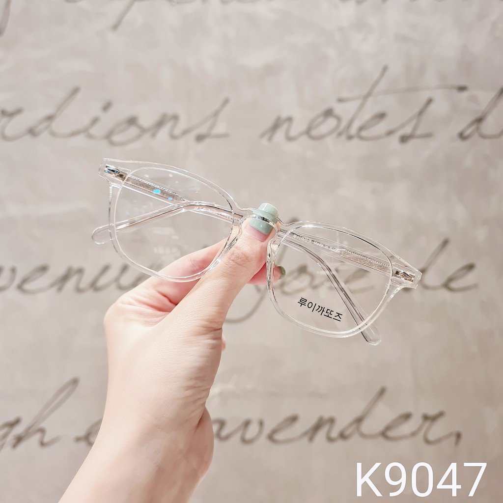 Kính mắt nam nữ Lily Eyewear mắt kính vuông giả cận thời trang Hàn Quốc K9047 | BigBuy360 - bigbuy360.vn