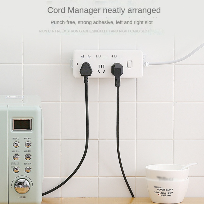 Giá Đỡ Cố Định Ổ Cắm Điện Gắn Tường Không Cần Đục Lỗ Tiện Dụng