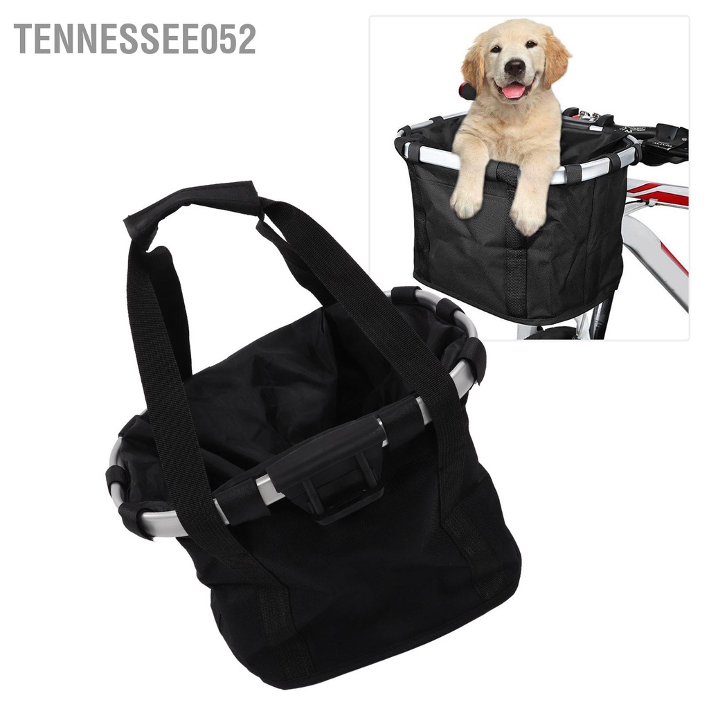 Tennessee052 Chó có thể gập lại Người vận chuyển Xe đạp Giỏ phía trước Có tháo rời Tay lái Phát hành nhanh cho điện