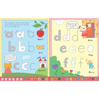 Sách - Anh: Get Ready For School: Alphabet Sticker Book