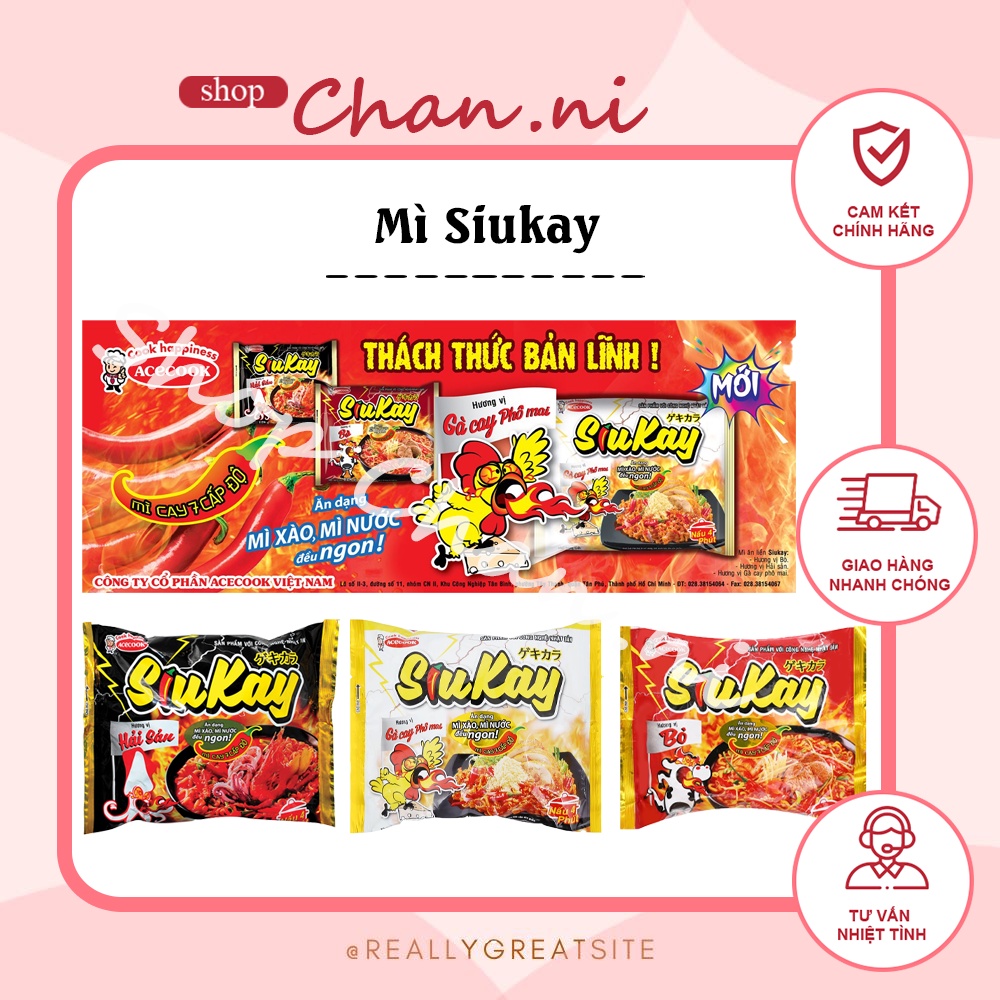 Mì Siukay đủ vị