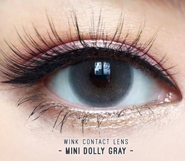 Lens mắt xám tro Dolly 0 độ và có độ