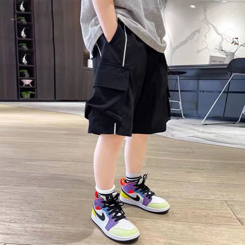 Quần Short Dáng Rộng Thiết Kế Mới Năng Động Thời Trang Mùa Hè Dành Cho Bé Trai 2022